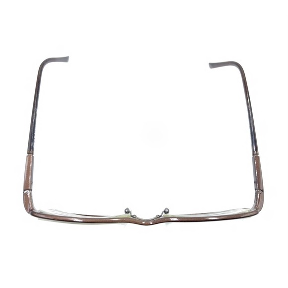 Prada PR59HV 8AE-1O1 Brown Rectangle Eyeglasses Frames 63-17 130 Italy Men Women - Picture 3 of 12